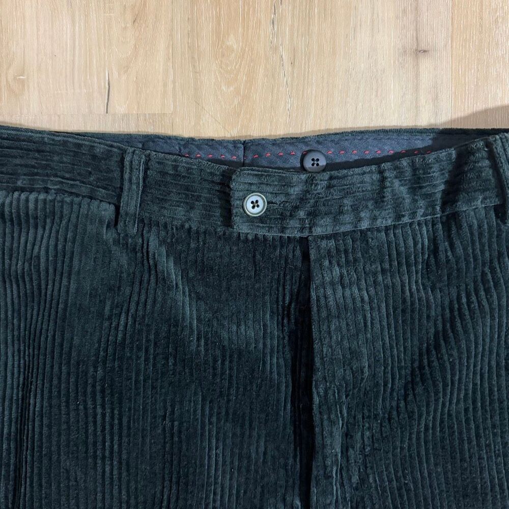 Vintage J Peterman Corduroy Pants Velluto Duca Visconti di Modrone Sz 38 Luxury - Picture 3 of 6